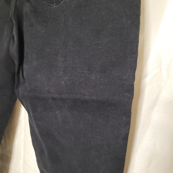 Terra & Sky Women's Plus Size 22W Black Paperbag Waist Jeans - Picture 14 of 15